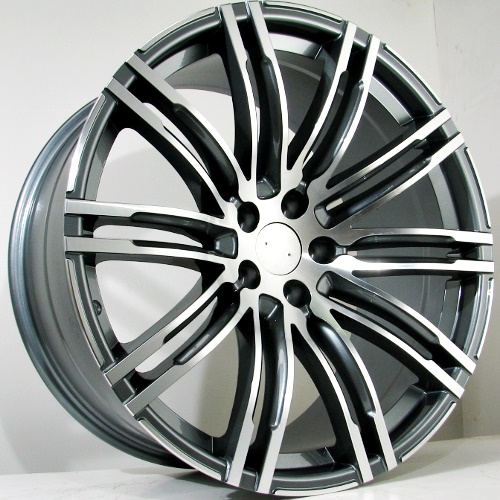 21" GP Parma Gunmetal/polished 5x112