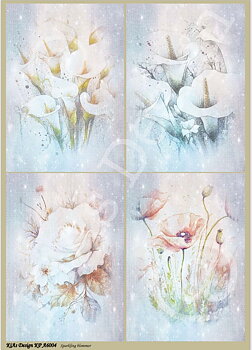 KD Klippark A6004 -Sparkling blommor 