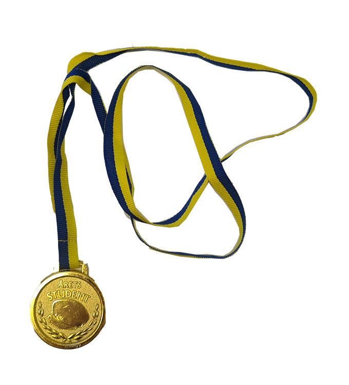 Student-halsband - Medalj "Årets student"