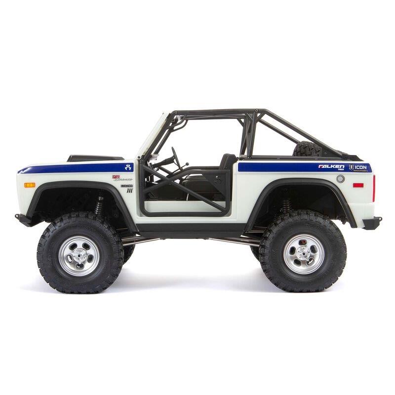 AXIAL 1/10 SCX10 III Early Ford Bronco 4X4 RTR, White - 9