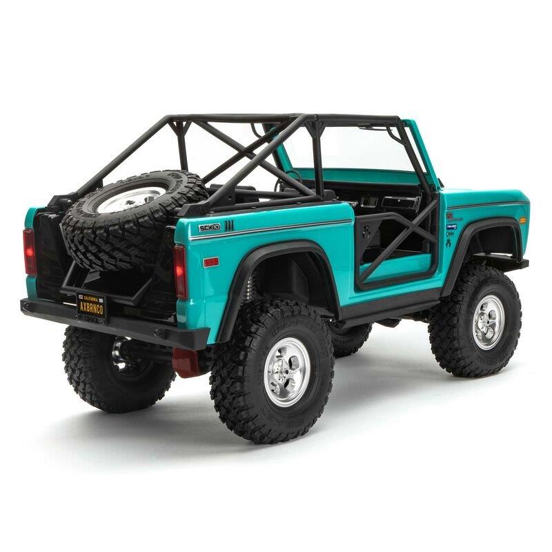 AXIAL 1/10 SCX10 III Early Ford Bronco 4X4 RTR, Turquoise Blue - 10