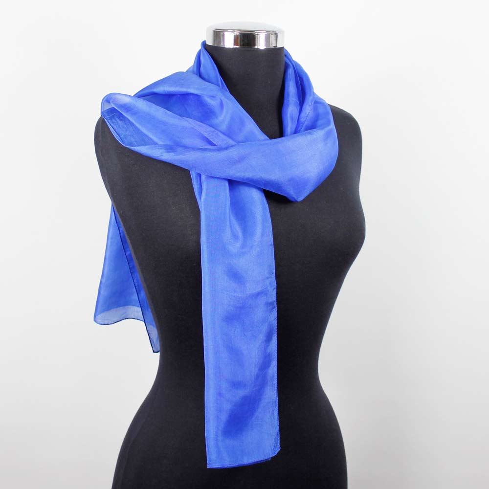Blågrön Sidenscarf Isa - 3