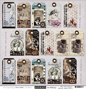 R 0035 Tags collection  -småtags 
