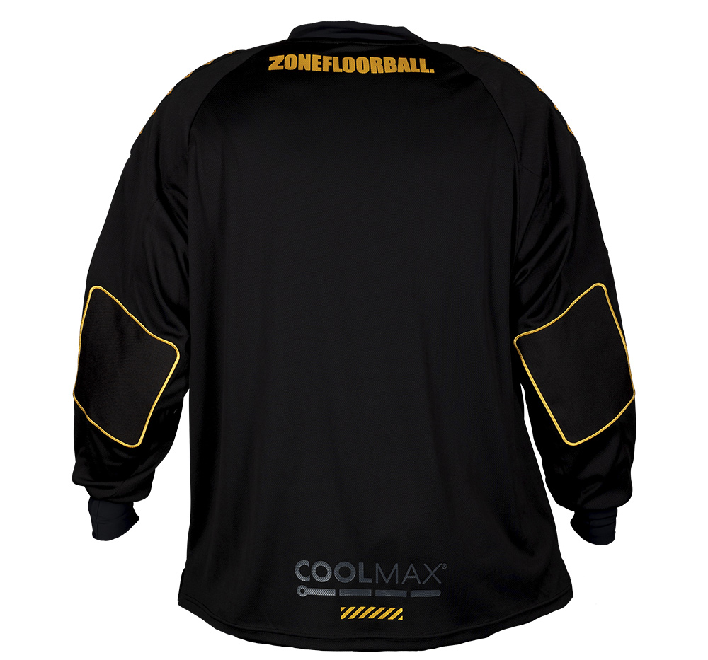Zone Pro3 Superwide Goalie Jersey black/gold - 2