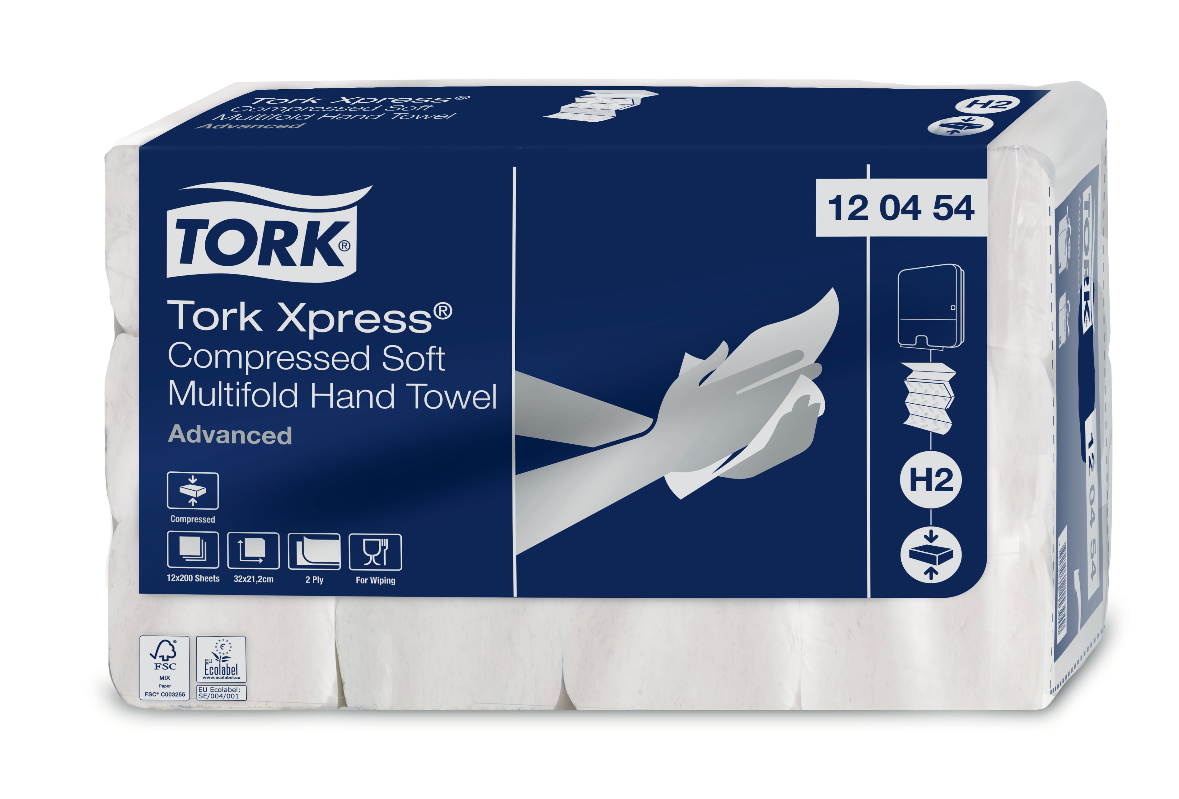 Tork Xpress® Komprimerad Mjuk Kedjevikt Handduk
