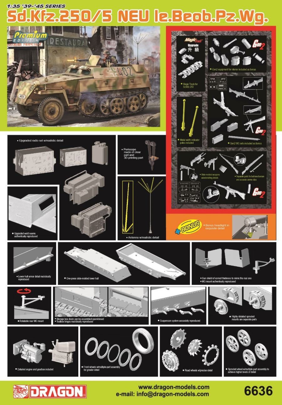 1/35 Sd.Kfz.250/5 NEU le.Beob.Pz.Wg. - 2