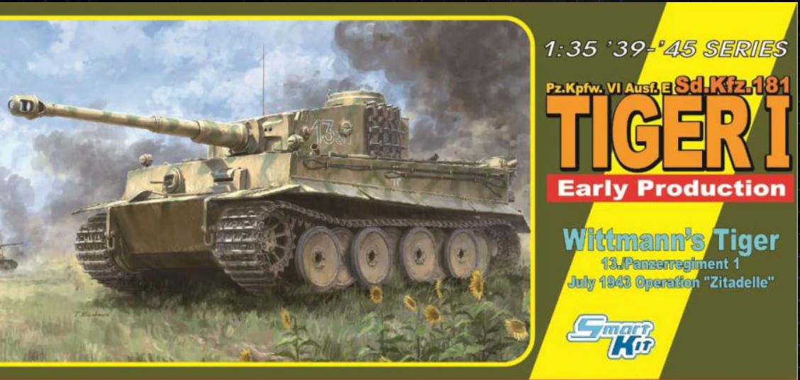 1/35 Tiger I Early Production Wittmann's Tiger 13./Panzer Regiment 1 Operation Zitadelle July 1943