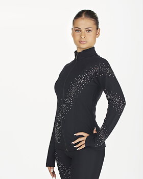 Skön jacka från Sagester med spiraler i Swarovski