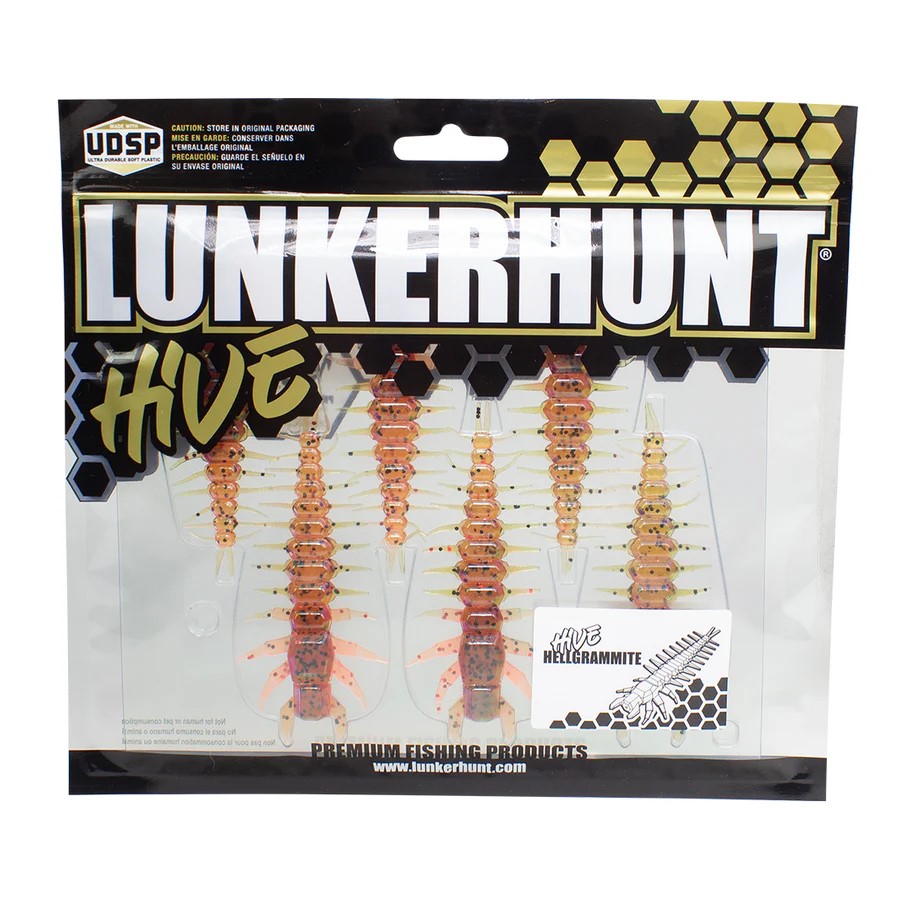 Lunkerhunt Hive Hellgrammite 8 cm 6-pack - 5