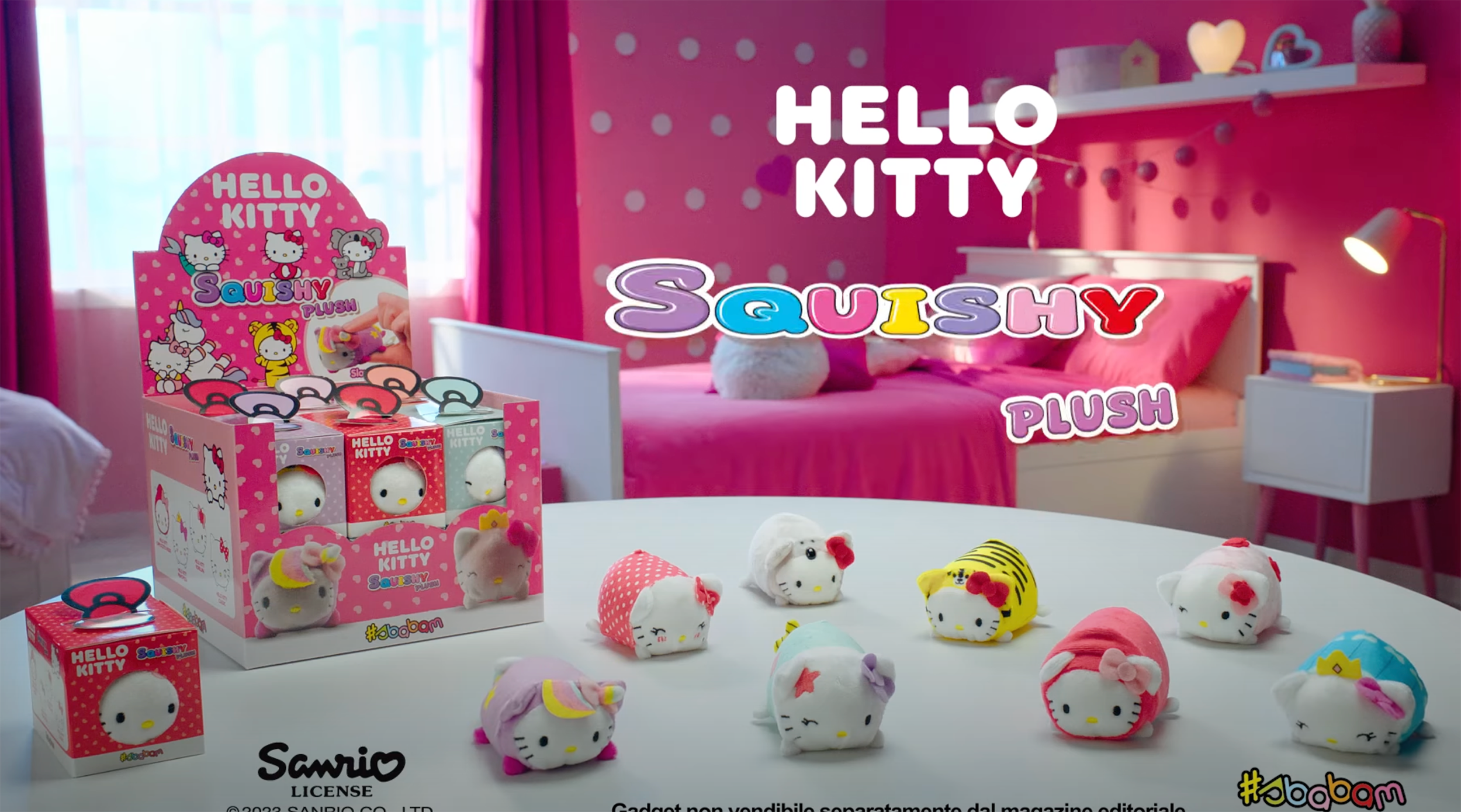 Hello Kitty Squishy Gosedjur -  Sjöjungfru - 18