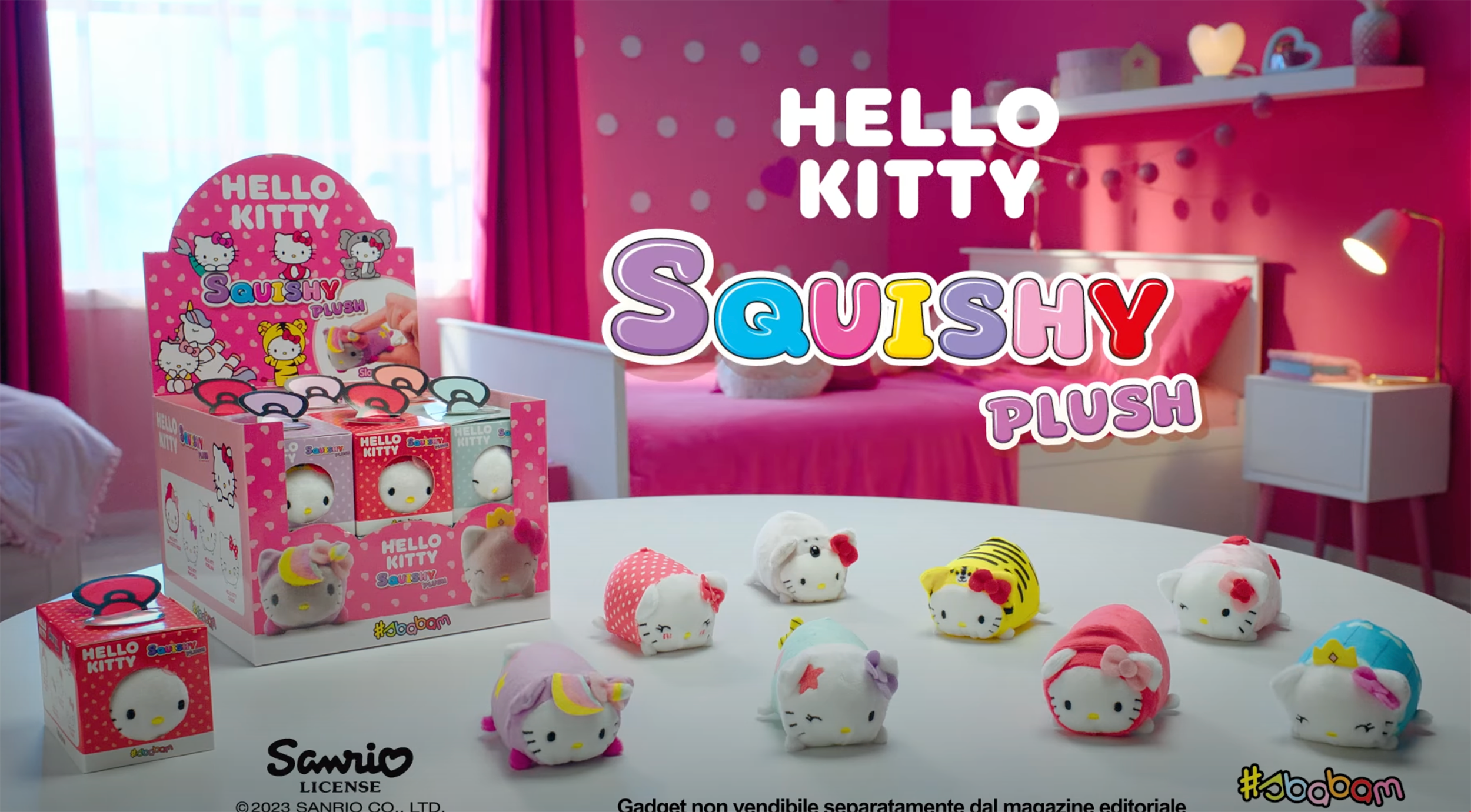 Hello Kitty Squishy Gosedjur -  Sjöjungfru - 20