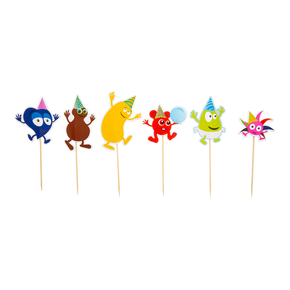 Cake Picks Babblarna 6-P