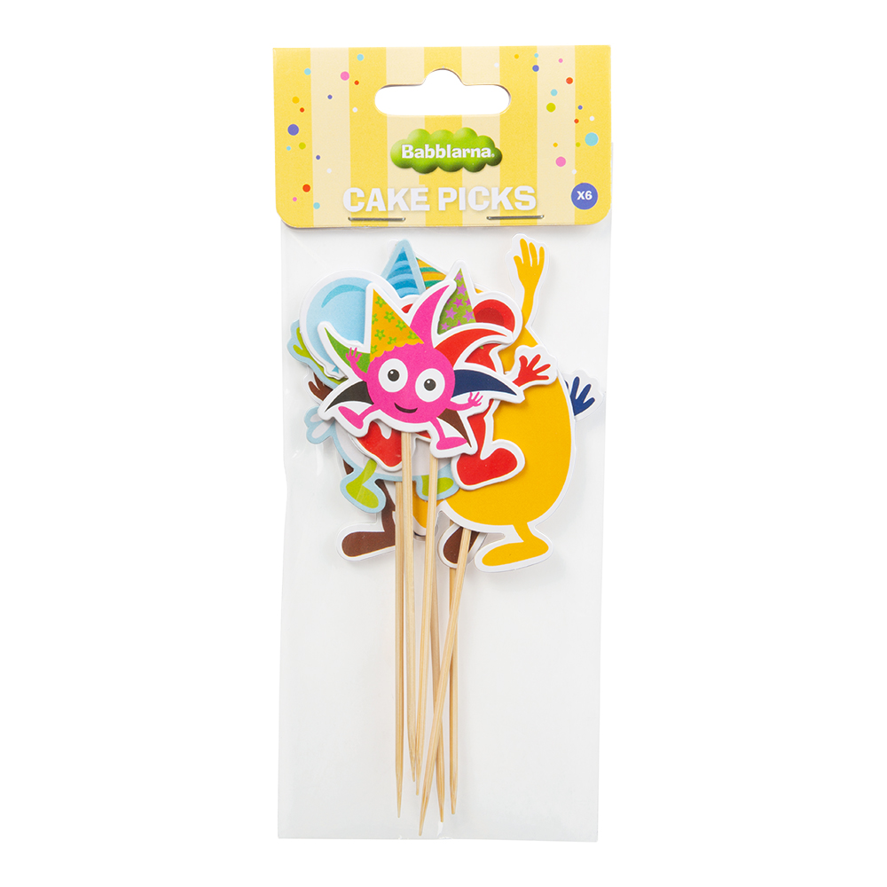 Cake Picks Babblarna 6-P - 2