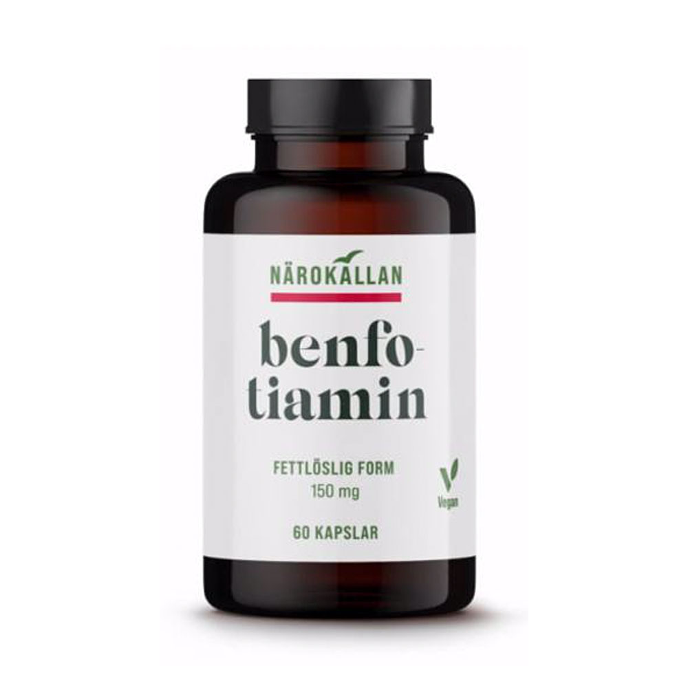 Benfotiamin 150 mg 60 kap Närokällan