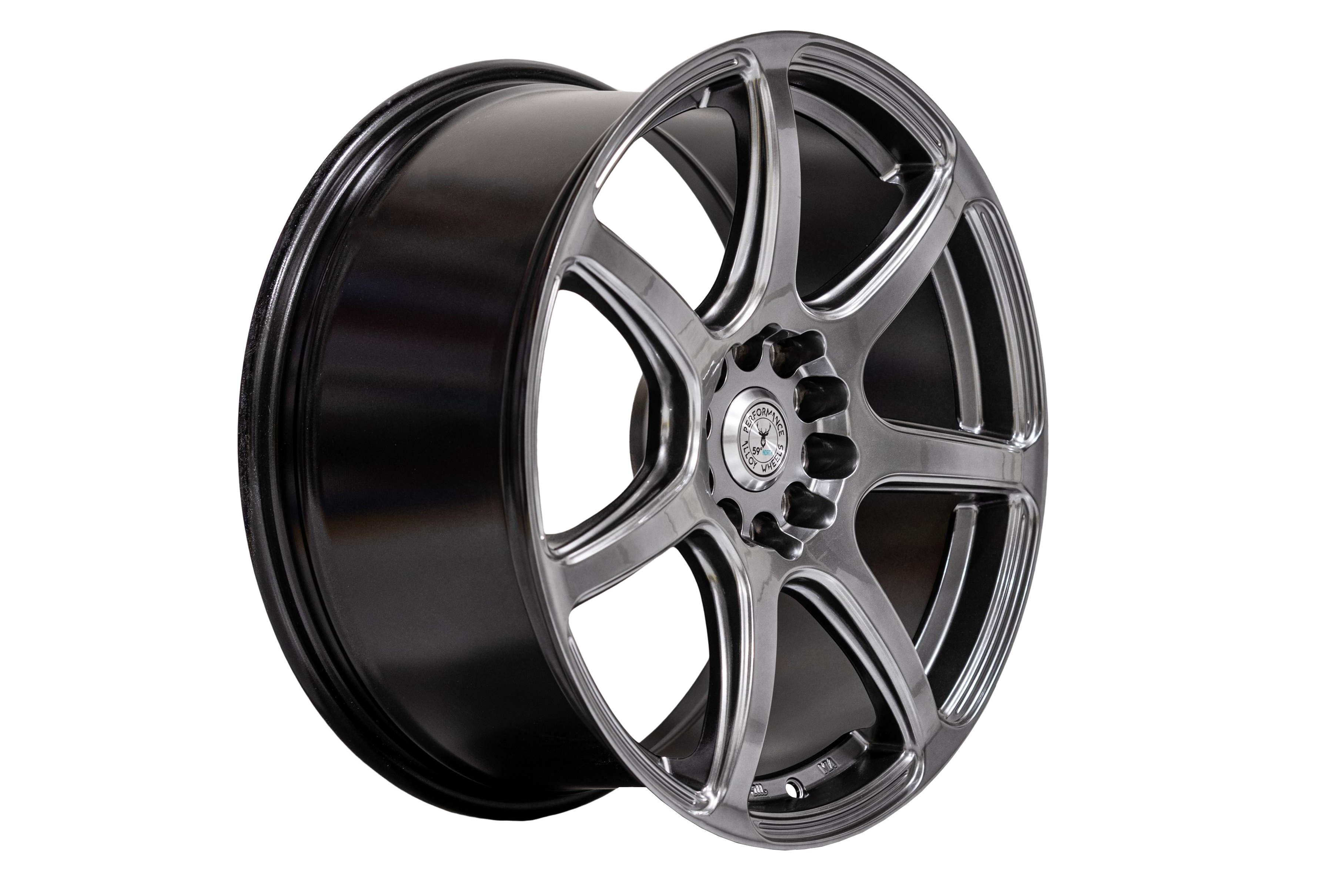 59°North Wheels D-009 8,5x18" ET38 5x114,3/5x120 Hyperblack - 3
