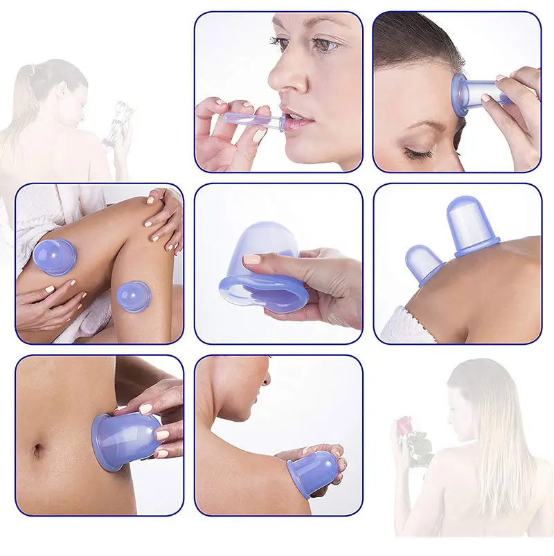  Massagekopper med massageolie og anti-cellulite creme - 2