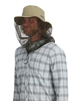 Simms Bugstopper Net Sombrero - Stone