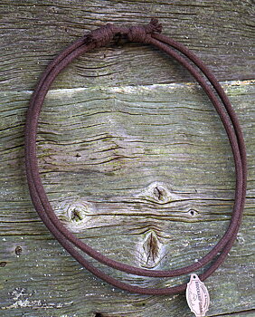 Halsring / cordeo Brockamp (styv), brun