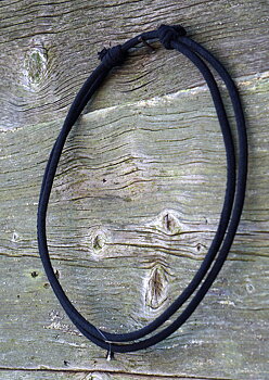 Halsring / cordeo Brockamp (styv), svart