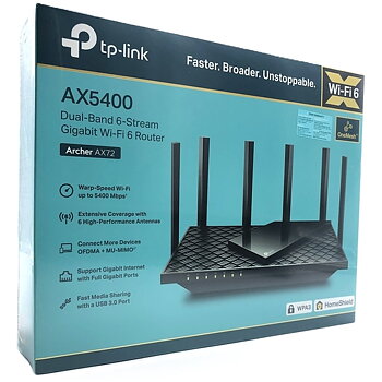 TP-Link Archer AX72 WiFi 6 Gaming Router