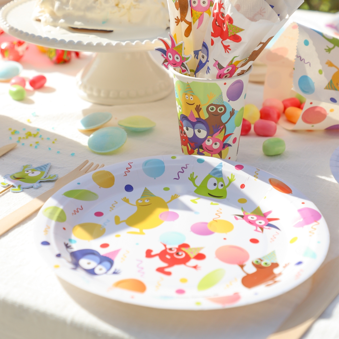 Pappperstallrikar Babblarna 23CM 8-P - 2