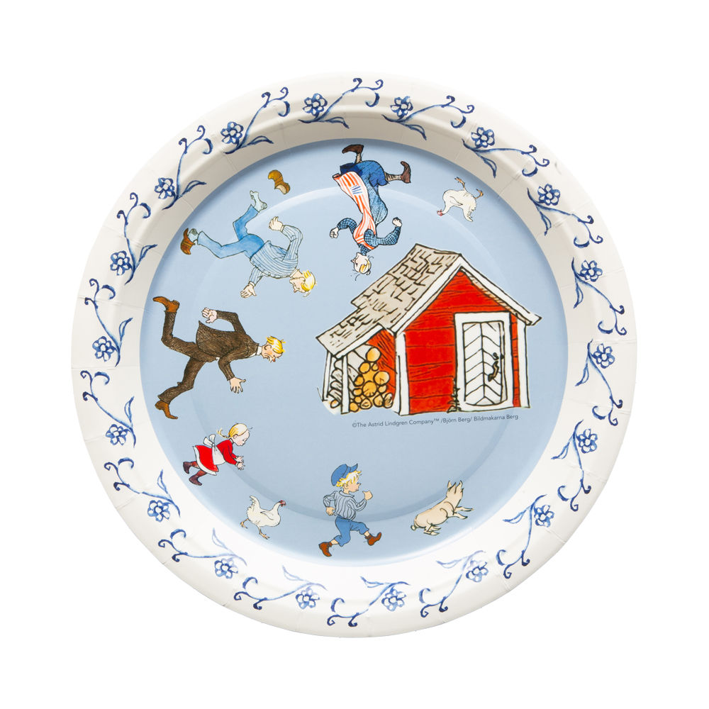 Papperstallrikar Emil  23CM  8-P