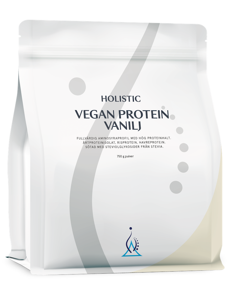 Vegan protein vanilj, 750g - Holistic