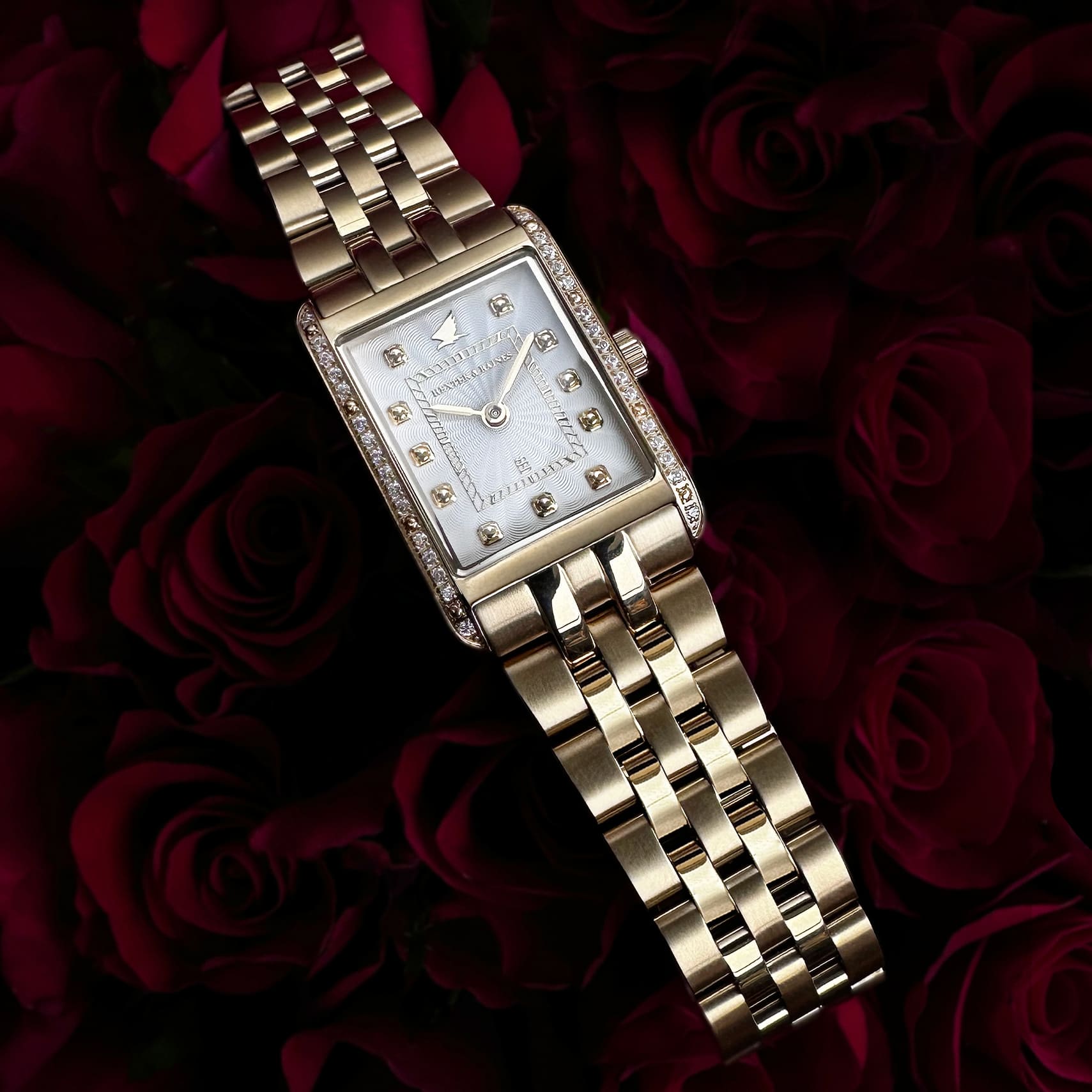 H&B Gala Pavé, Gold & White - 7