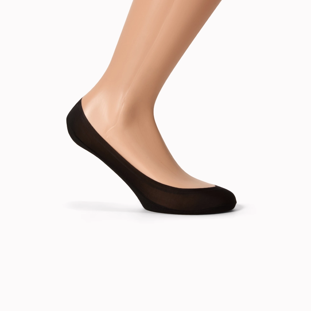 Ballerinastrømper med silikonekant - 4