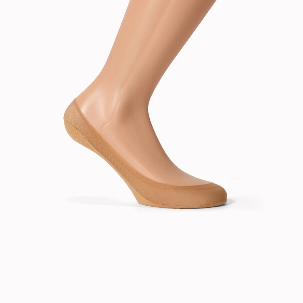 Ballerinastrømper med silikonekant - 2