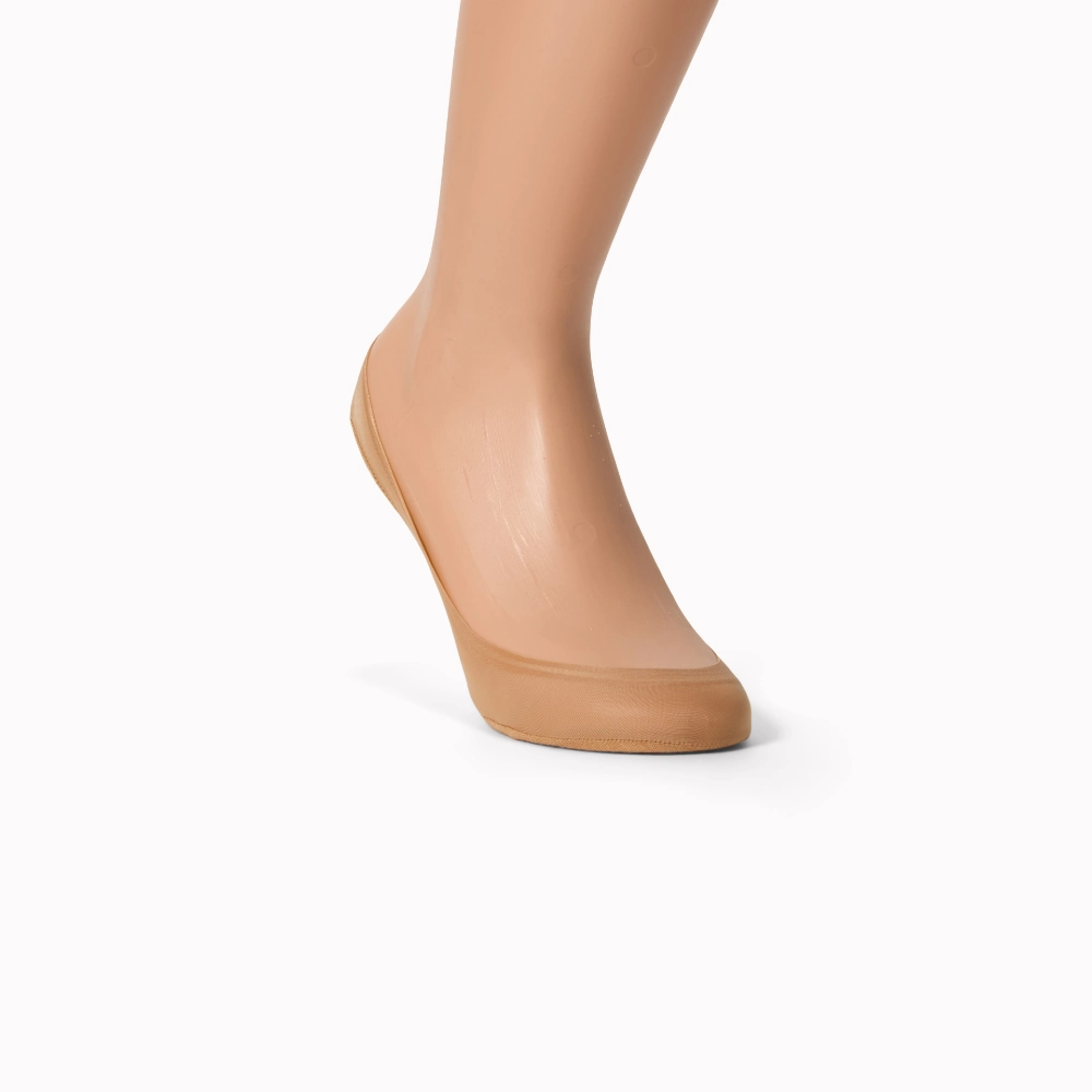 Ballerinastrømper med silikonekant - 3