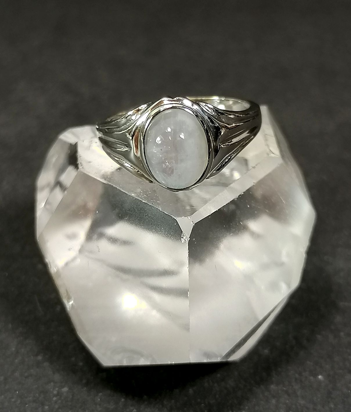 Silverring  - Cabochon i olika stenar - 7