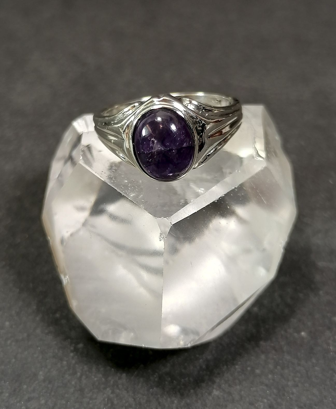 Silverring  - Cabochon i olika stenar - 3