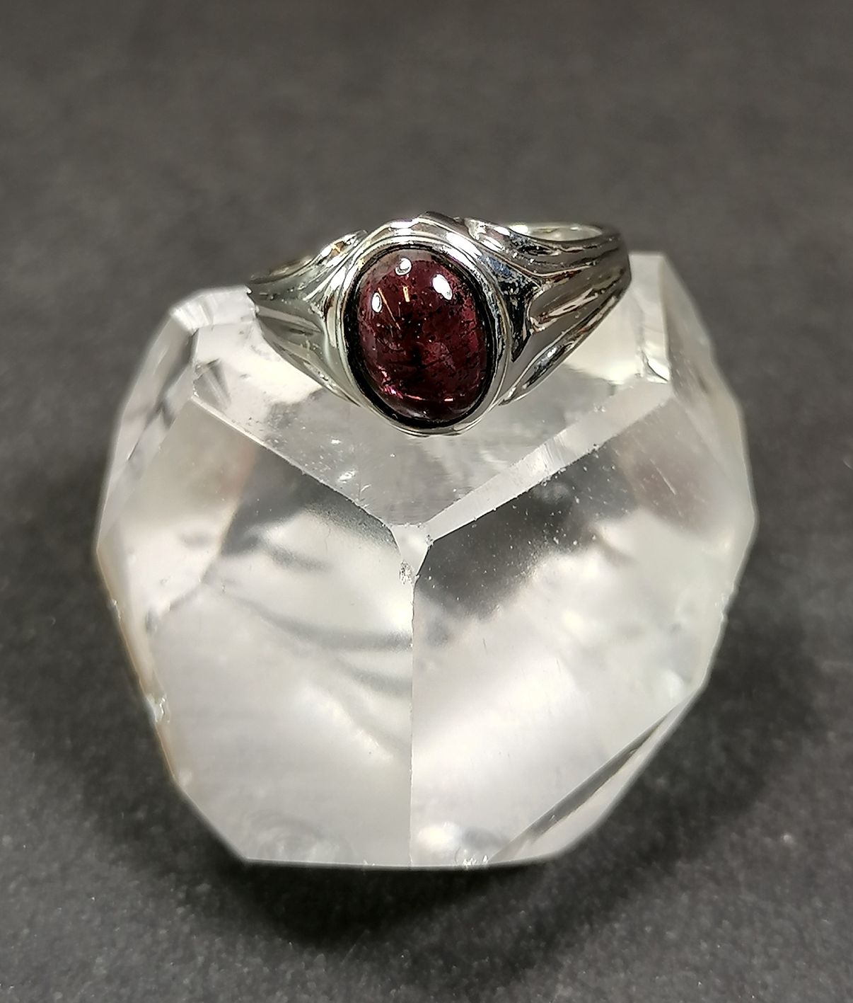 Silverring  - Cabochon i olika stenar - 4