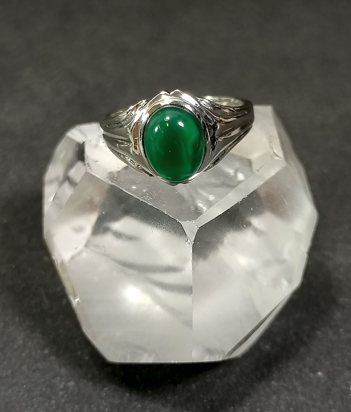 Silverring  - Cabochon i olika stenar - 2