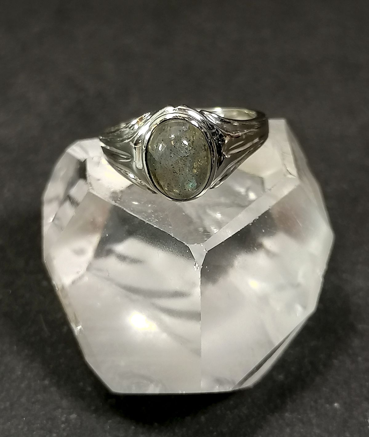 Silverring  - Cabochon i olika stenar - 5
