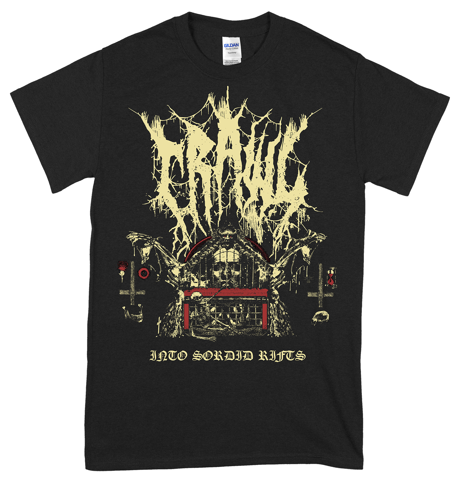 CRAWL - Into Sordid Rifts T-shirt