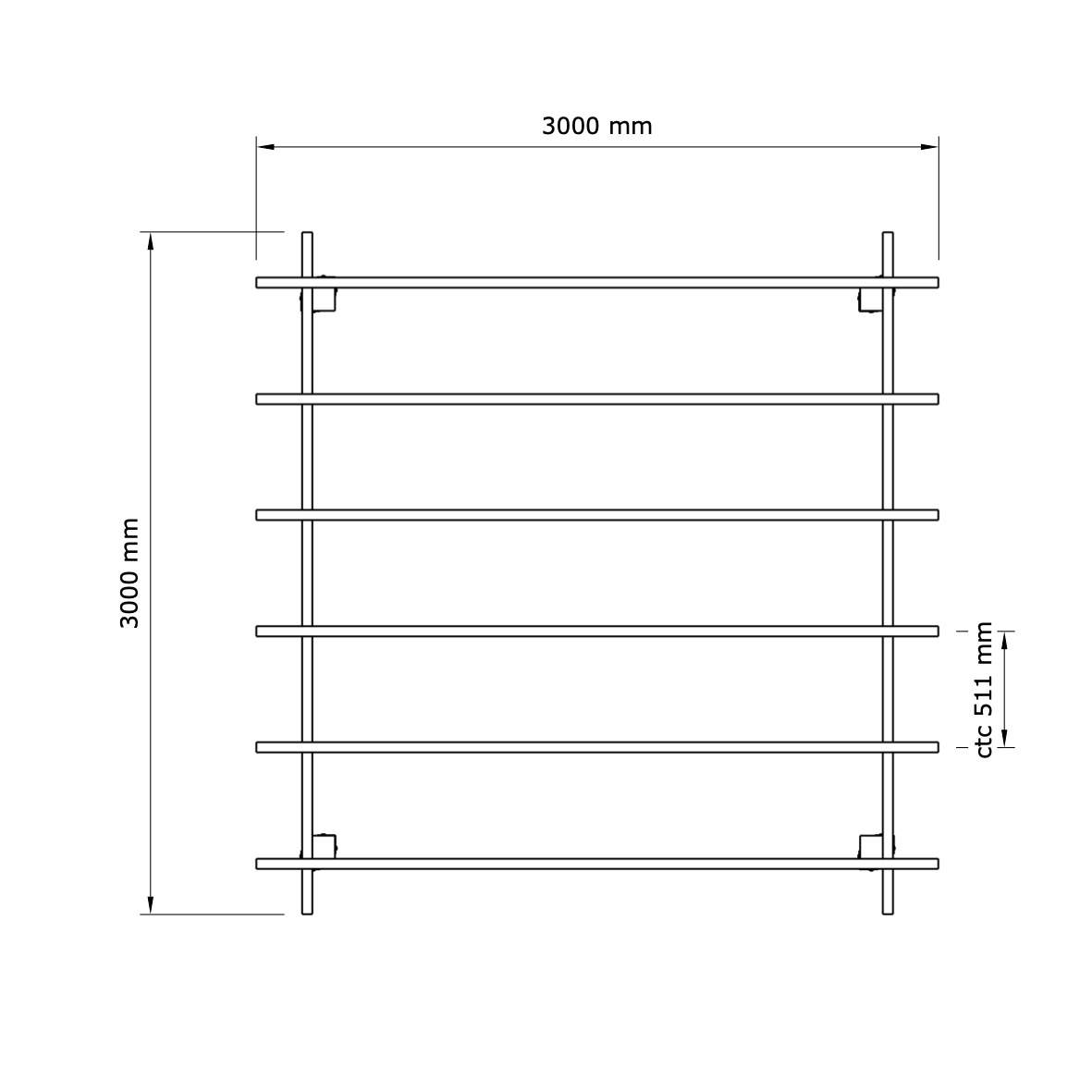 Pergola 3x3m - 2