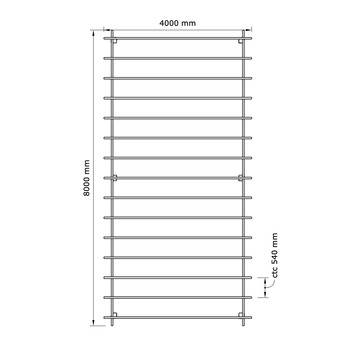 Pergola 4x8m - 3