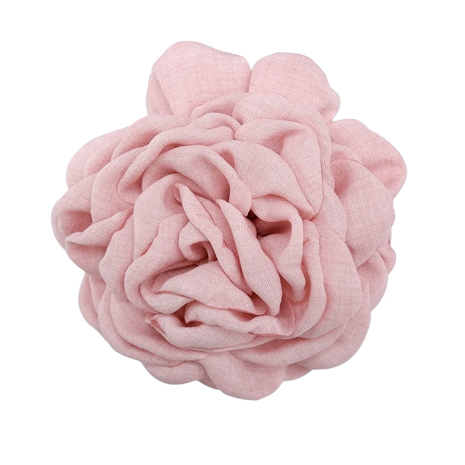 Vila big Flower - 2-in-1- brooch/pin - rose - 2