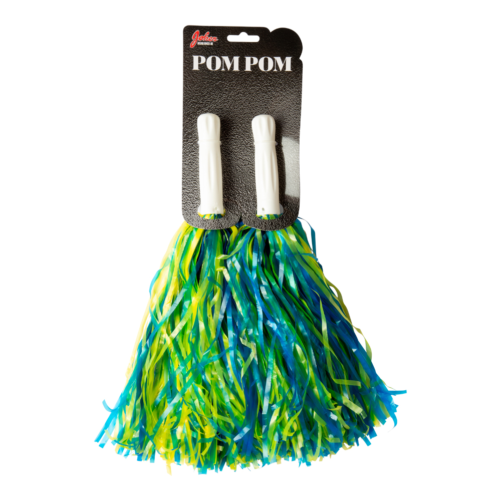 Pom Pom Blå/Gul 2-P - 2