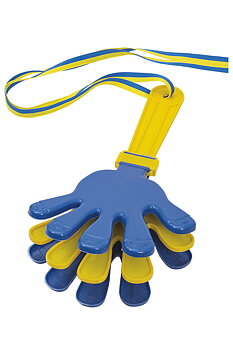 Handklappra Blå/Gul