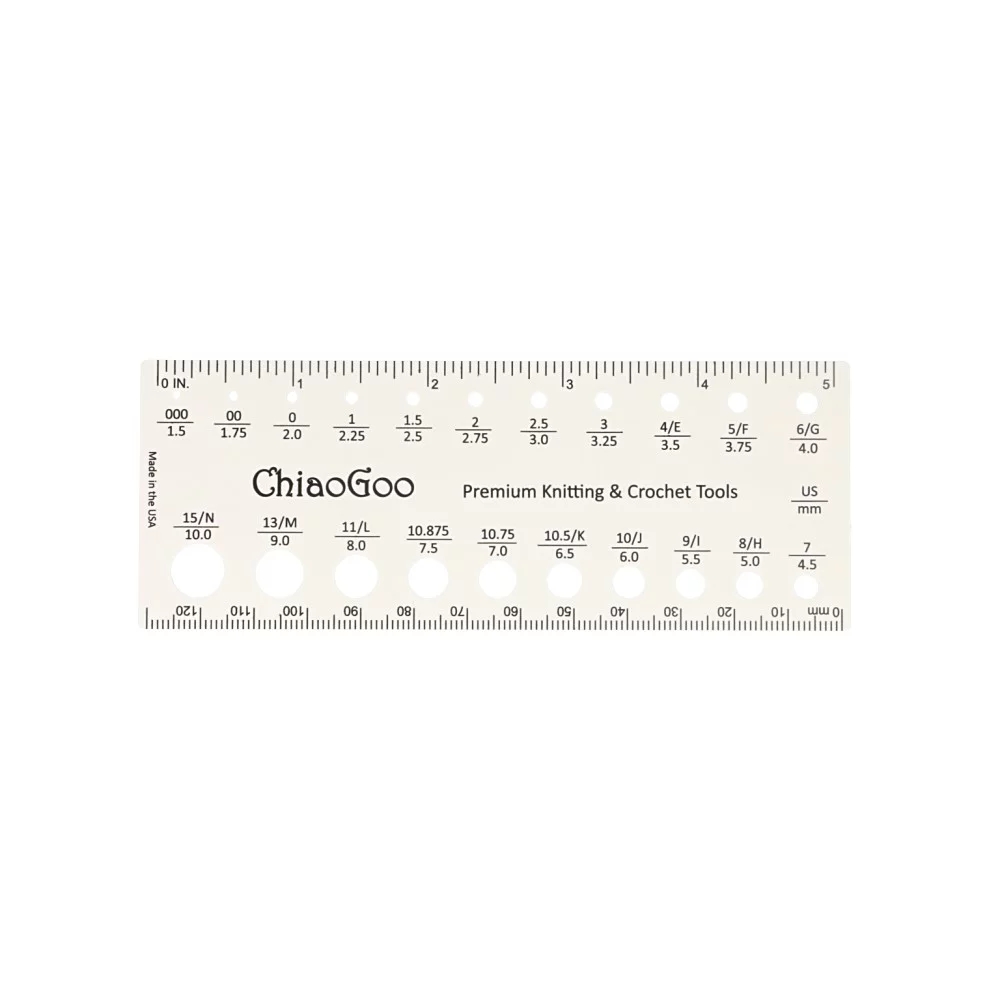 ChiaoGoo stickmått