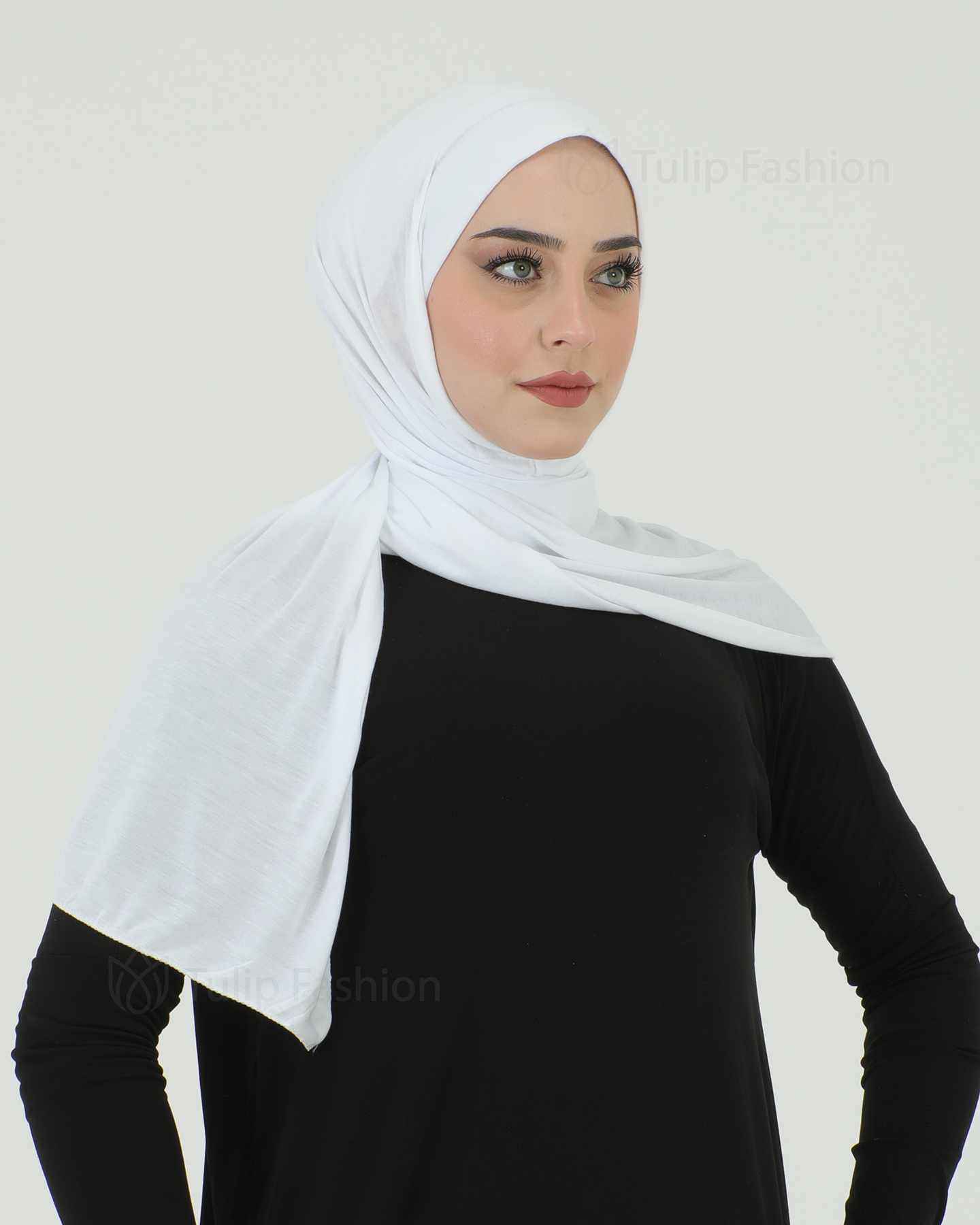 Hijab - Instant Jersey - White - 2