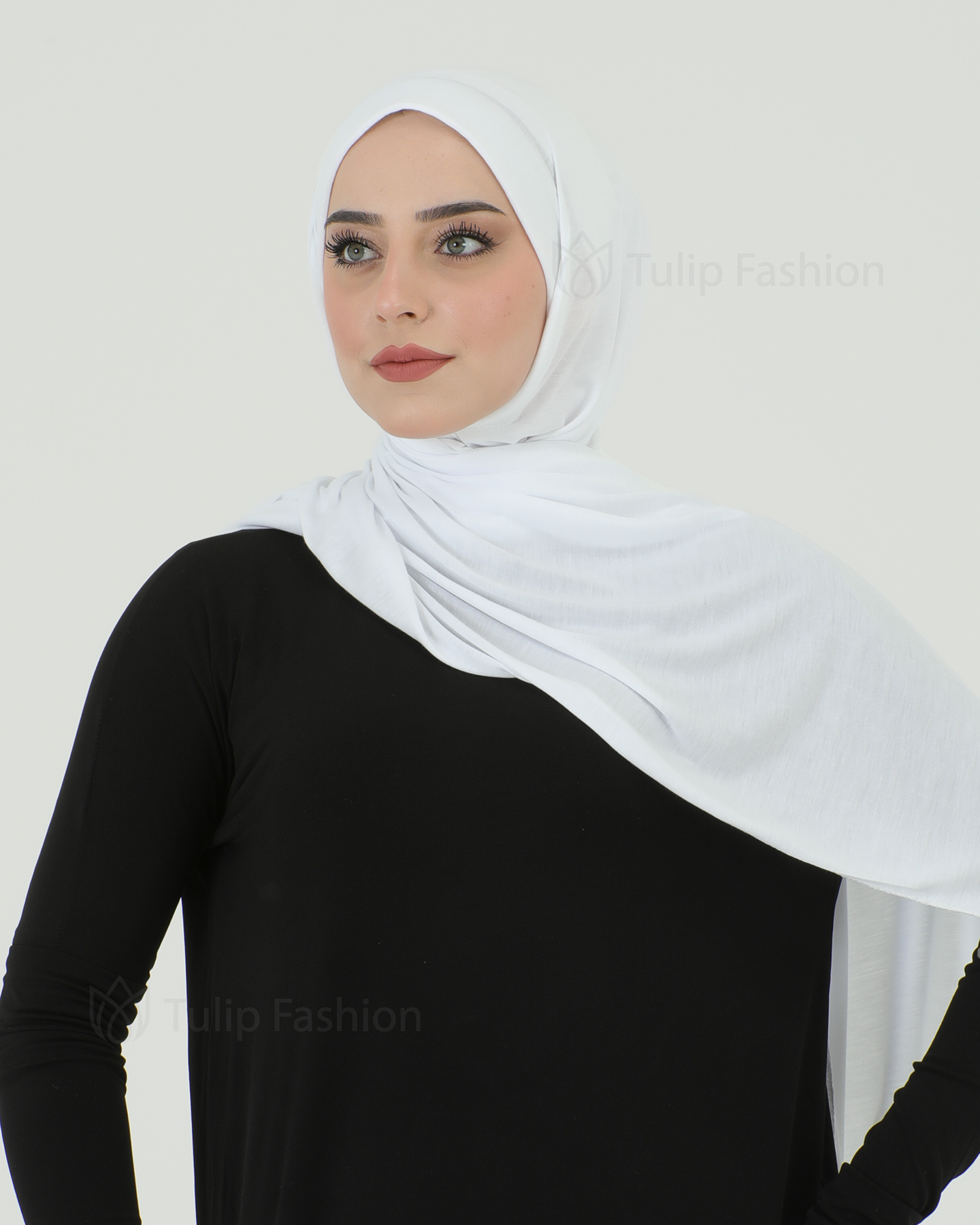 Hijab - Instant Jersey - White - 5