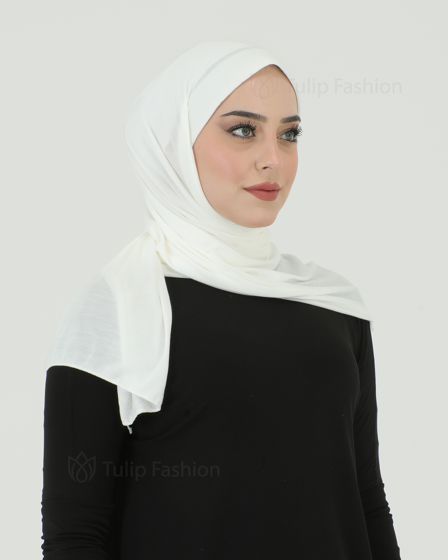 Hijab - Instant Jersey - Off-White - 2