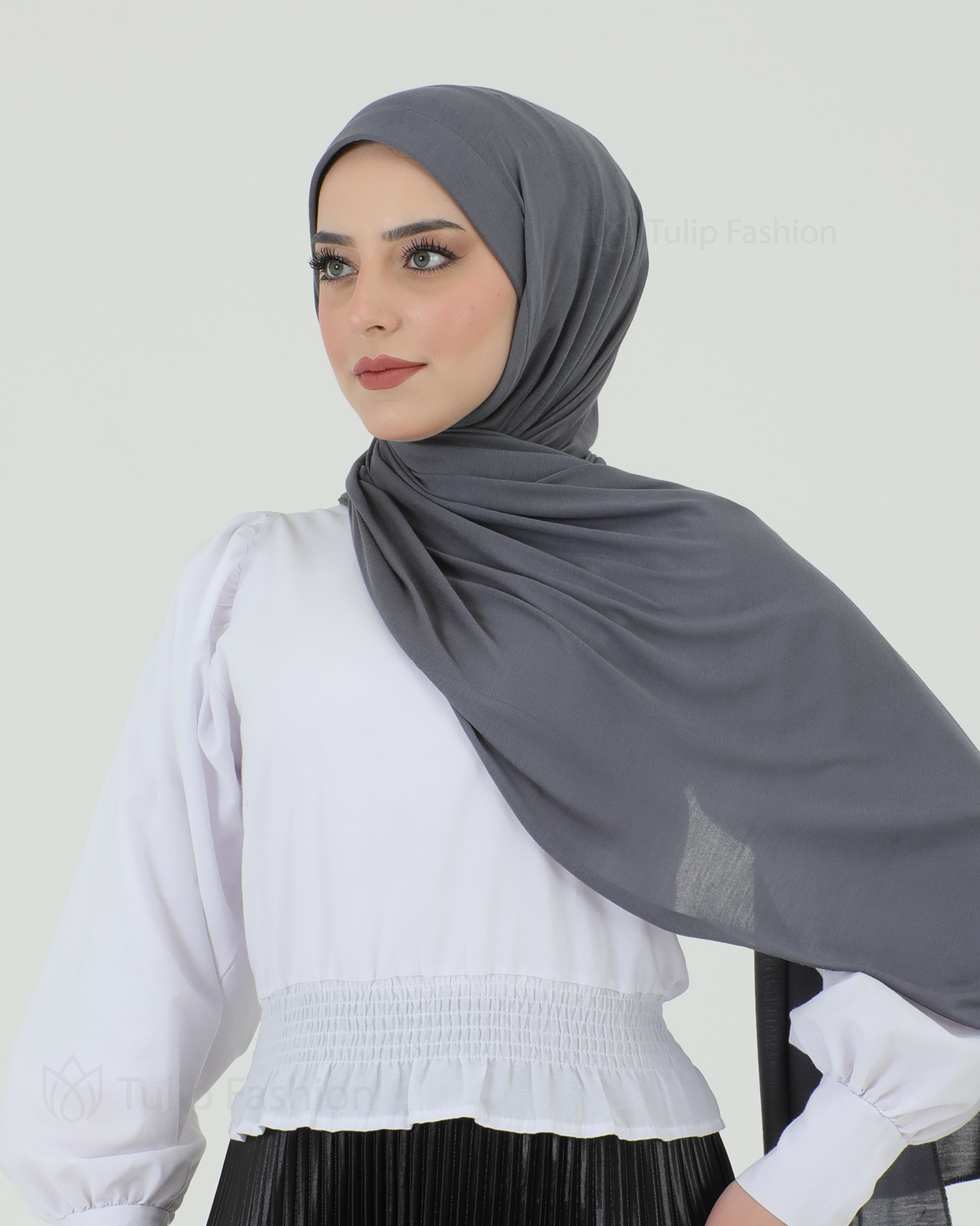 Hijab - Instant Jersey - Dunkelgrau