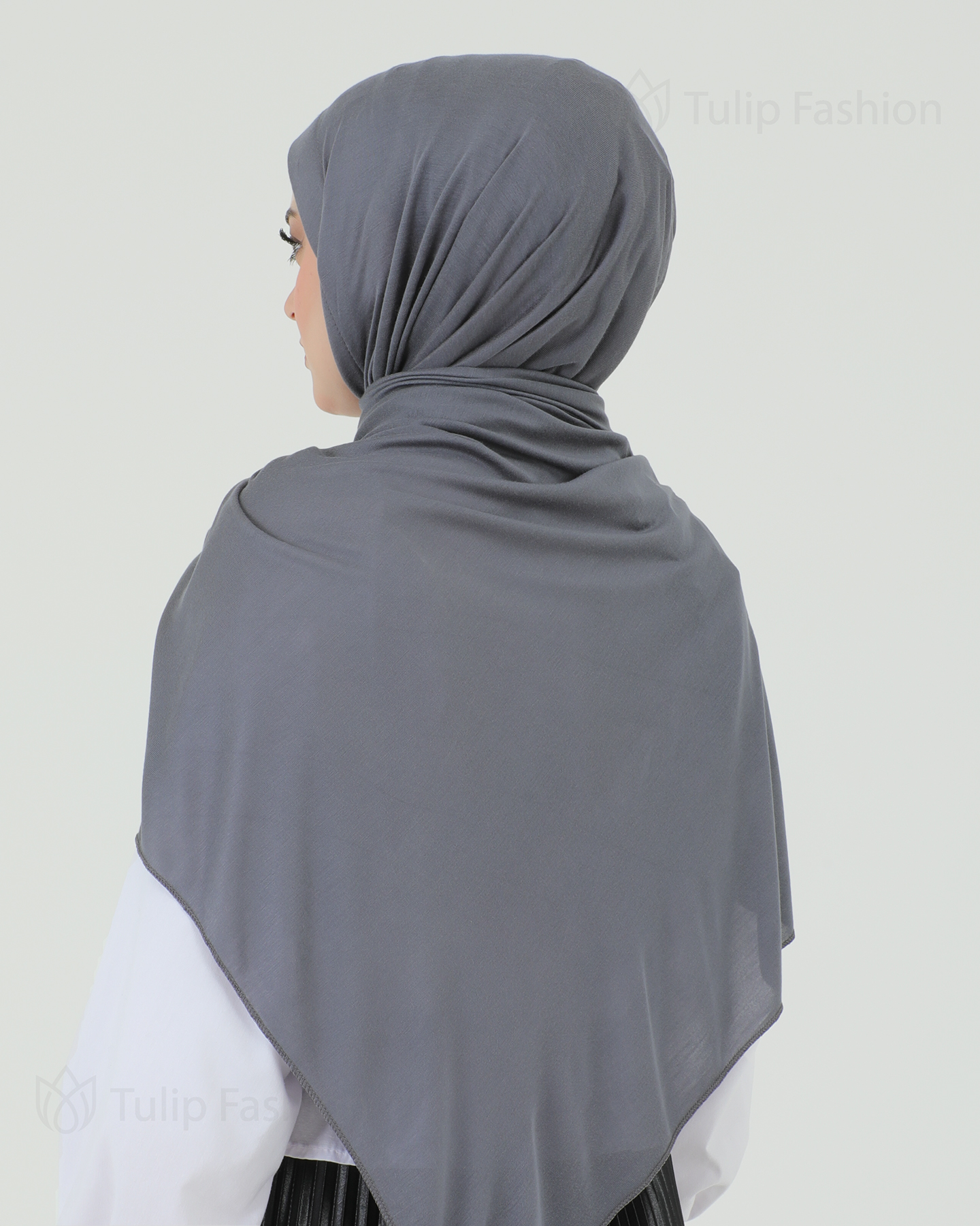 Hijab - Instant Jersey - Dunkelgrau - 4