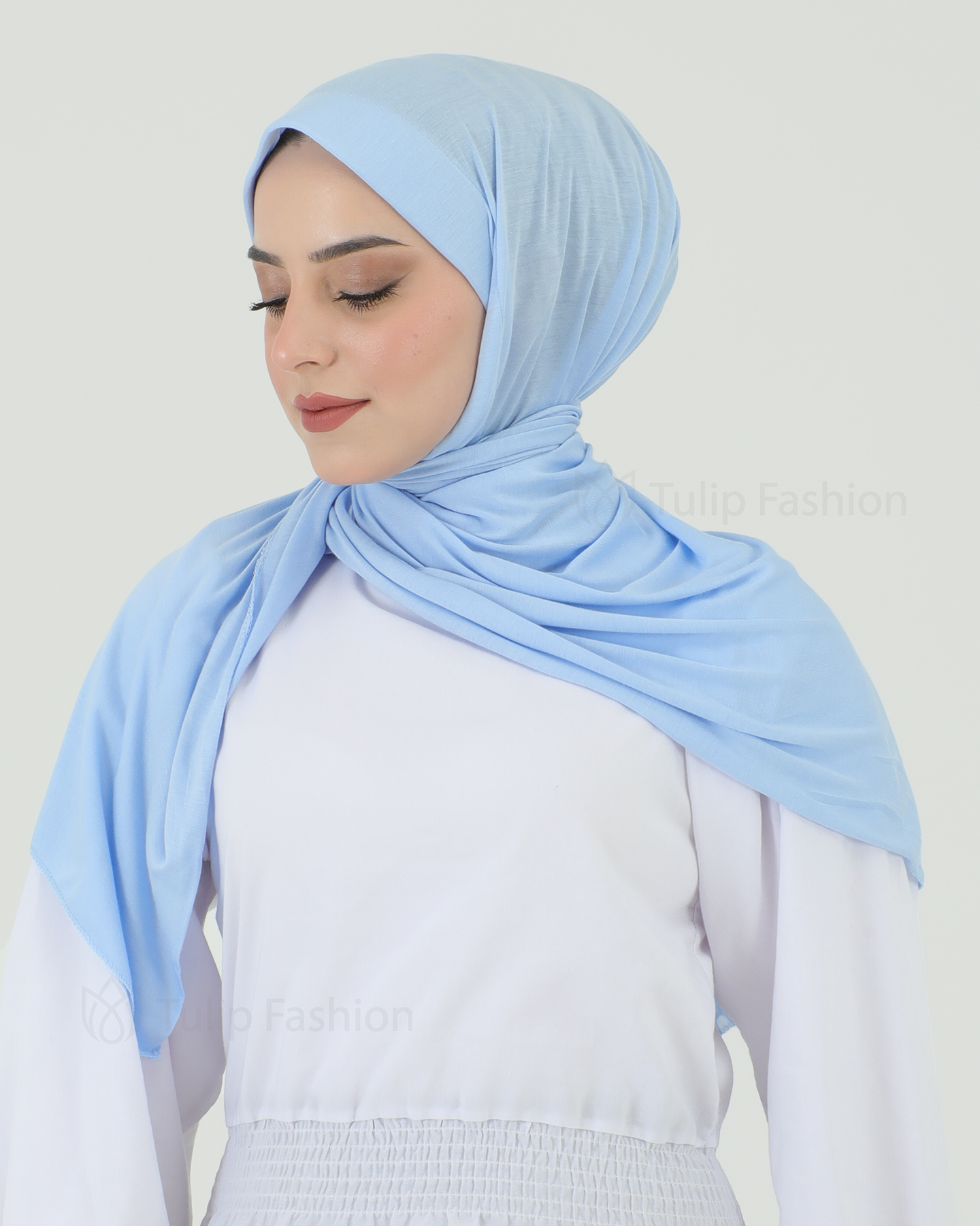 Hijab - Instant Jersey - Himmelblau