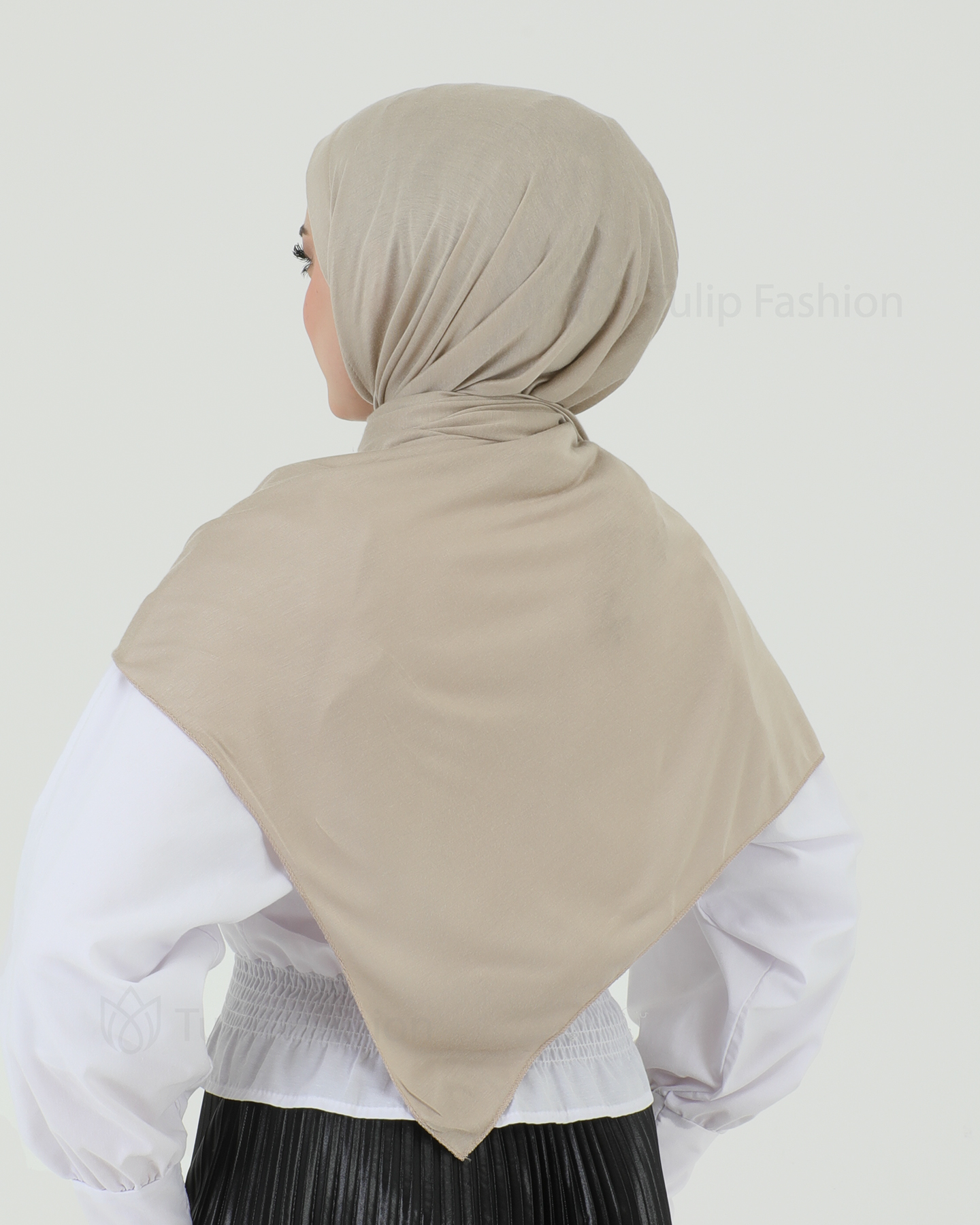 Hijab - Instant Jersey - Beige - 4